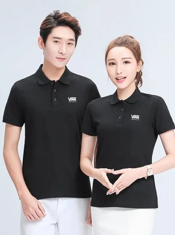 Mẫu áo thun đồng phục màu đen