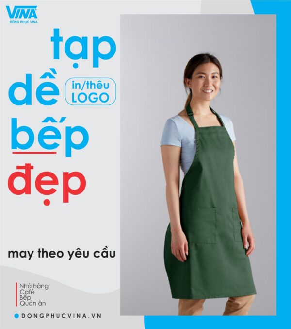 Tạp dề bếp đẹp