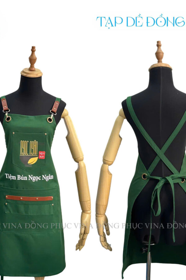 Đồng phục tạp dề tiệm bún Ngọc Ngân