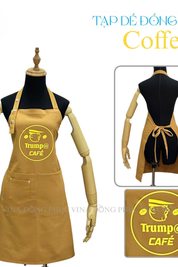 Đồng phục tạp dề cafe Trump
