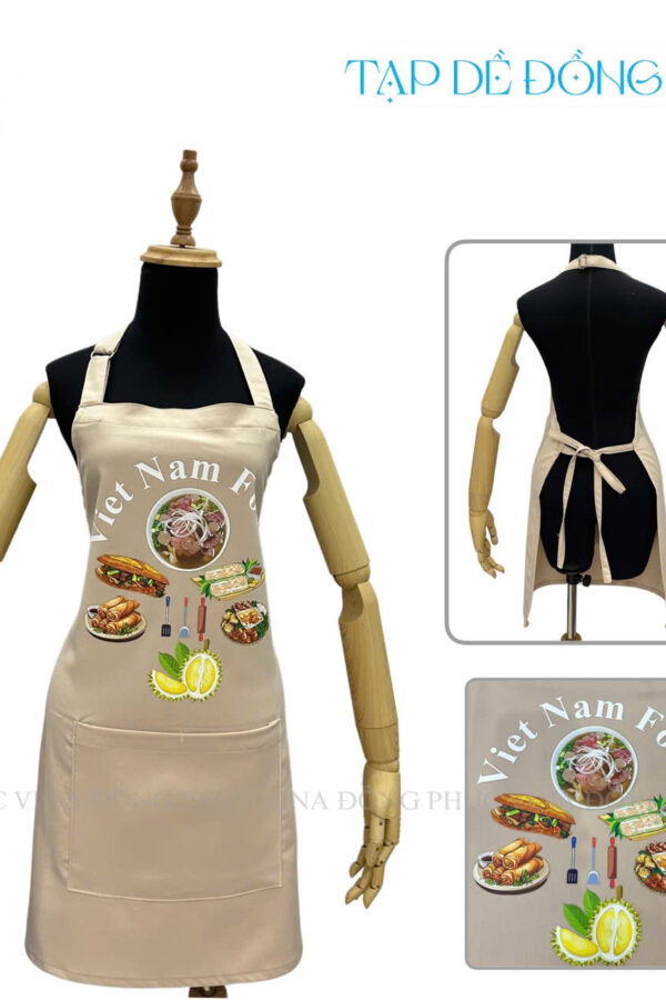 Tạp dề đồng phục quán ăn Việt Nam Food