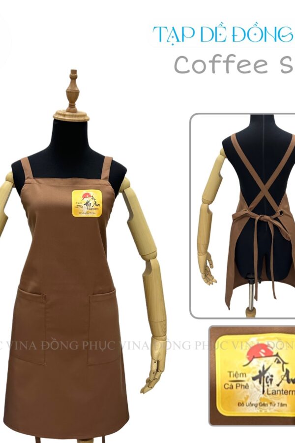 Tạp dề đồng phục quán cà phê Hội An