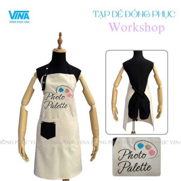 Tạp dề đồng phục Workshop Photo Palette