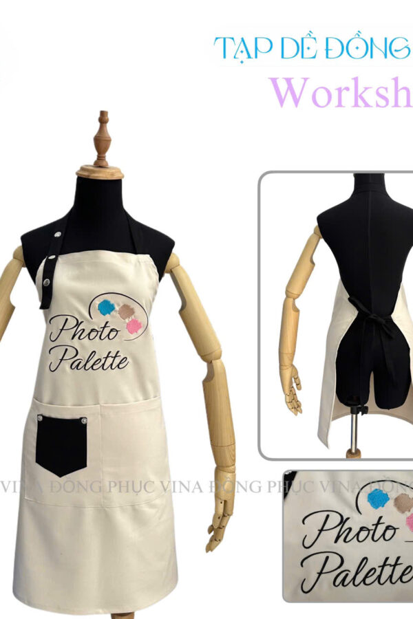 Tạp dề đồng phục Workshop Photo Palette