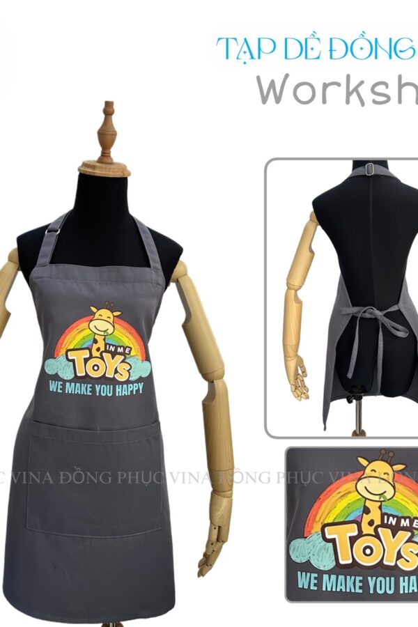 Tạp dề đồng phục Workshop Toys