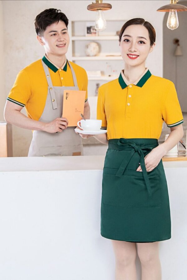 Mẫu đồng phục quán cafe đẹp