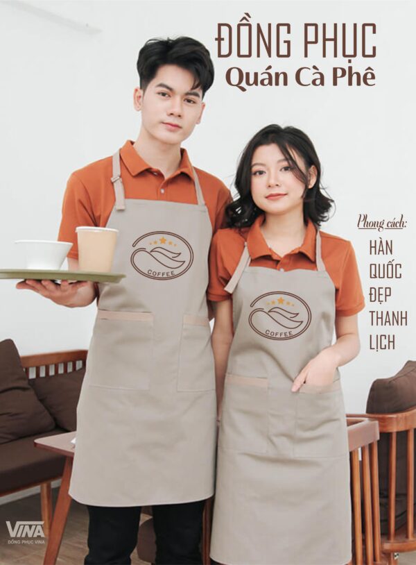 Mẫu đồng phục quán cafe đẹp