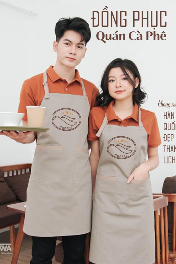 Mẫu đồng phục quán cafe đẹp