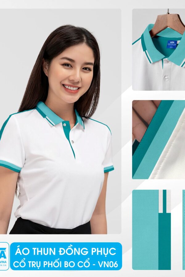 Áo thun đồng phục chất lượng cao, thiết kế theo yêu cầu tại Đồng Phục Vina