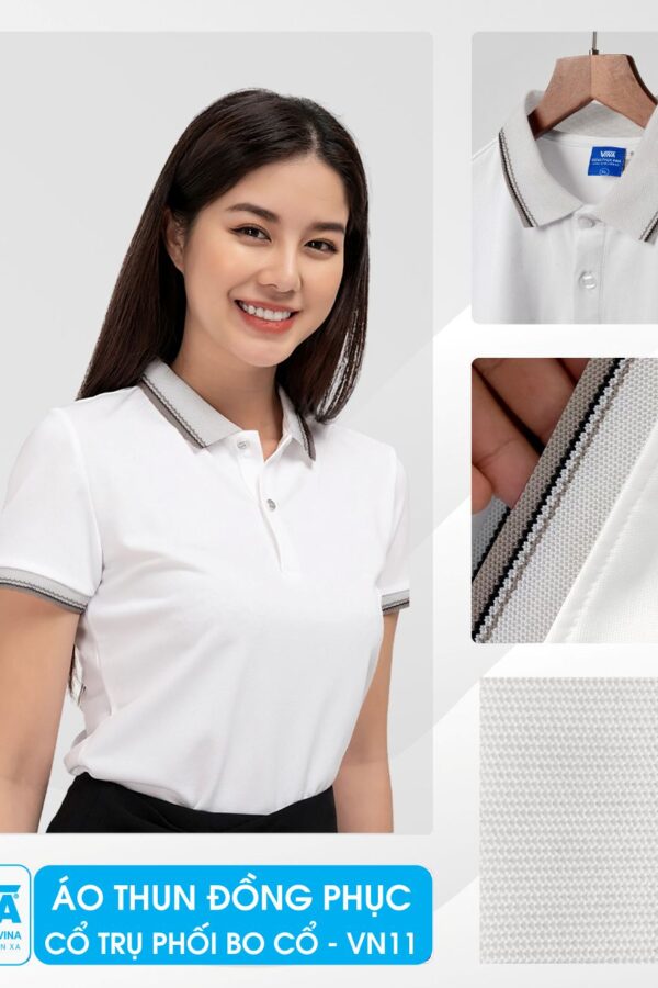 Áo thun đồng phục chất lượng cao, thiết kế theo yêu cầu tại Đồng Phục Vin