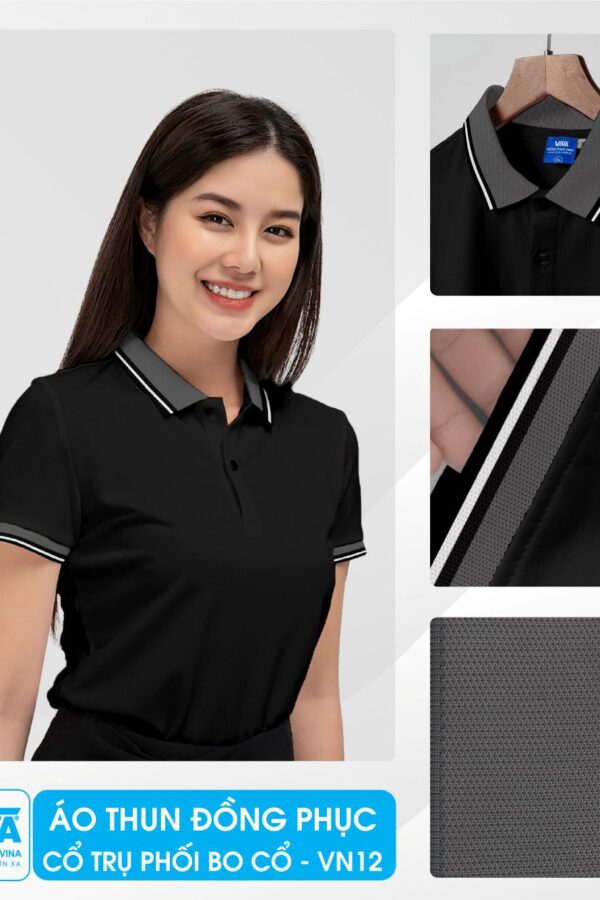 Áo thun đồng phục chất lượng cao, thiết kế theo yêu cầu tại Đồng Phục Vina
