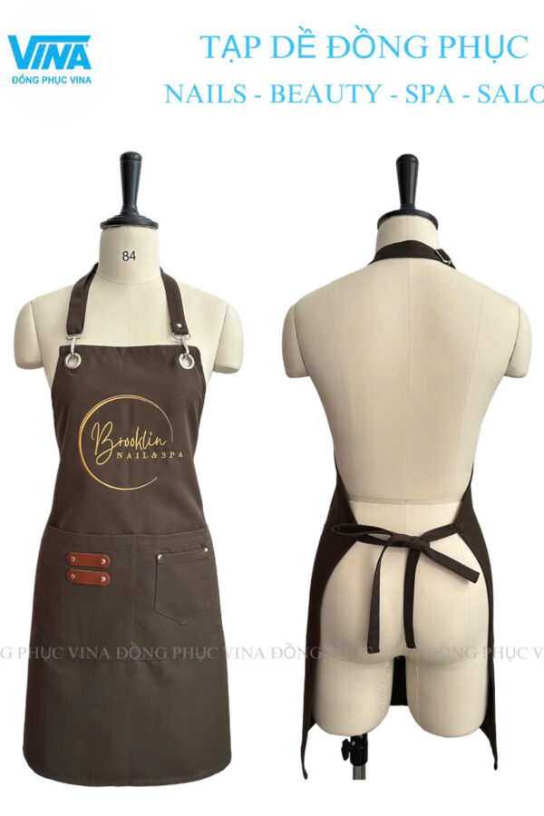 Tạp dề nail spa Brooklin