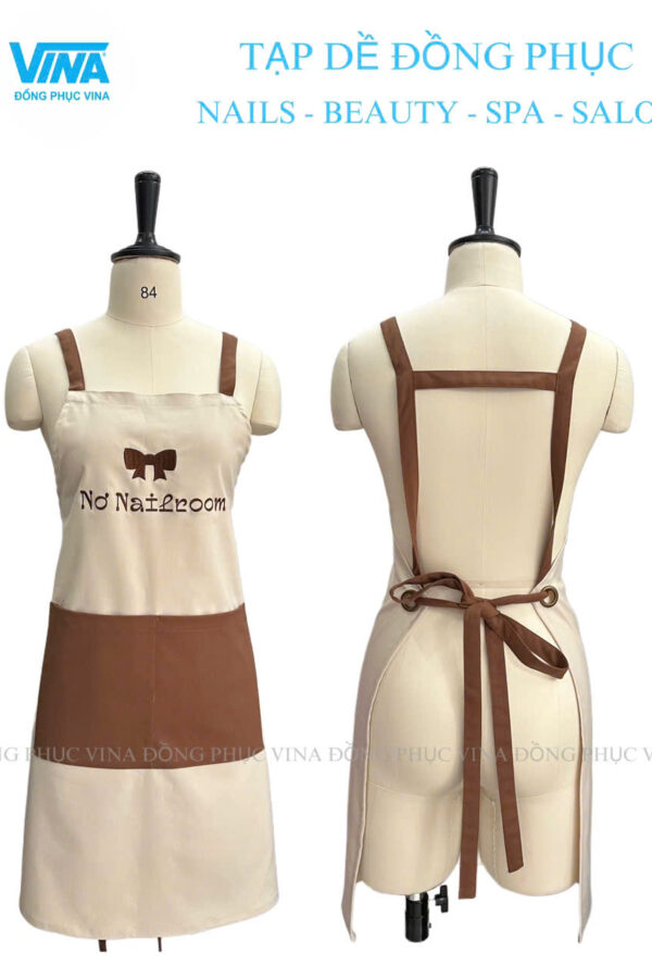 Tạp dề nails Nơ Room