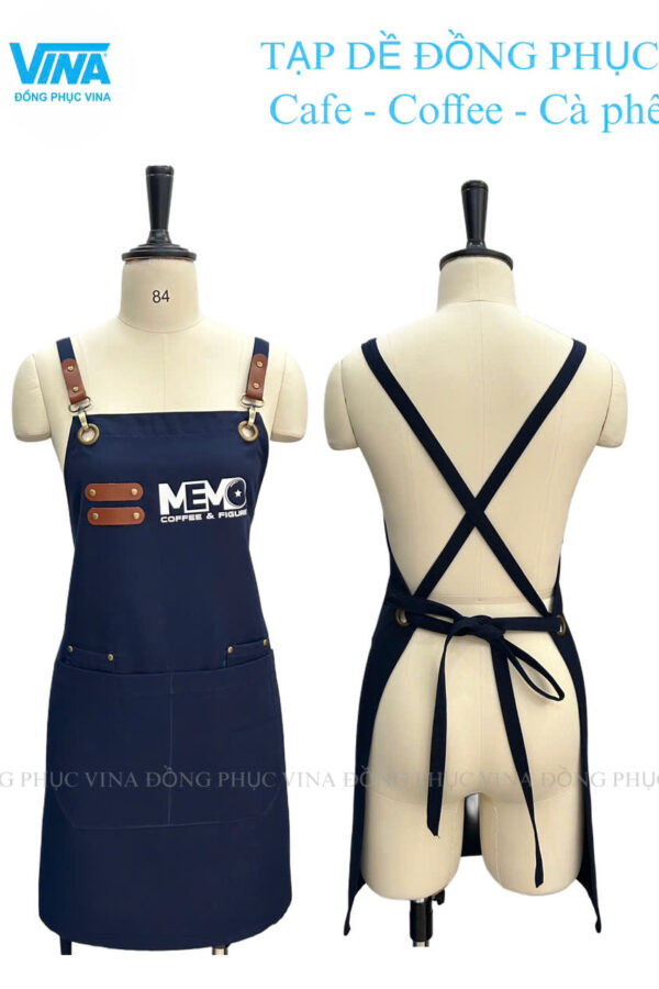 Tạp dề pha chế cafe MEMO