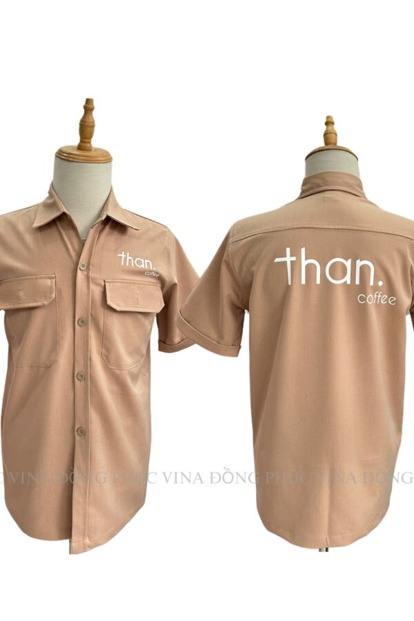 Áo sơ mi Đồng phục quán cafe Than Coffee
