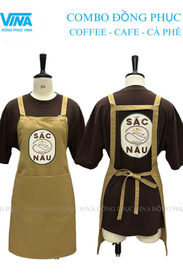 Đồng Phục Quán Cafe Sắc Nâu 5 Đồng phục quán cafe Sắc Nâu