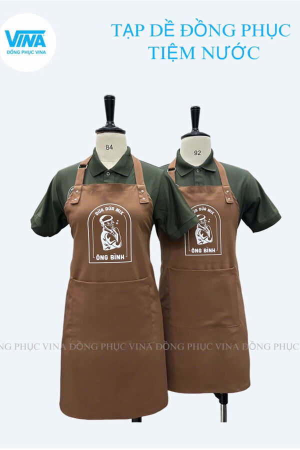 Mẫu Đồng phục quán nước Ông Bình đẹp thanh lịch