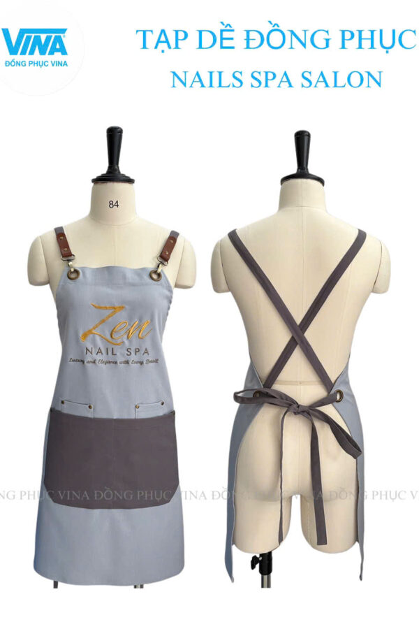 Tạp dề làm nail Zen