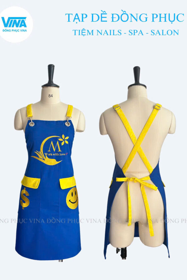 Tạp dề làm nail M