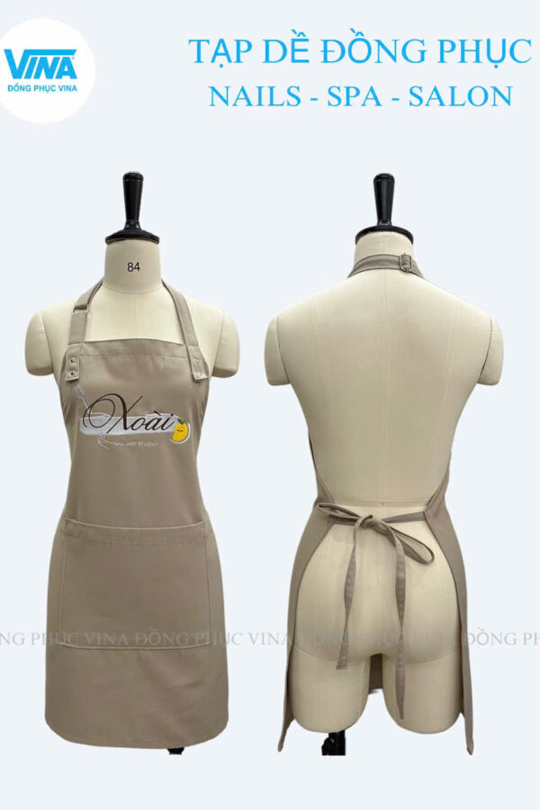 Tạp dề nail art Xoài