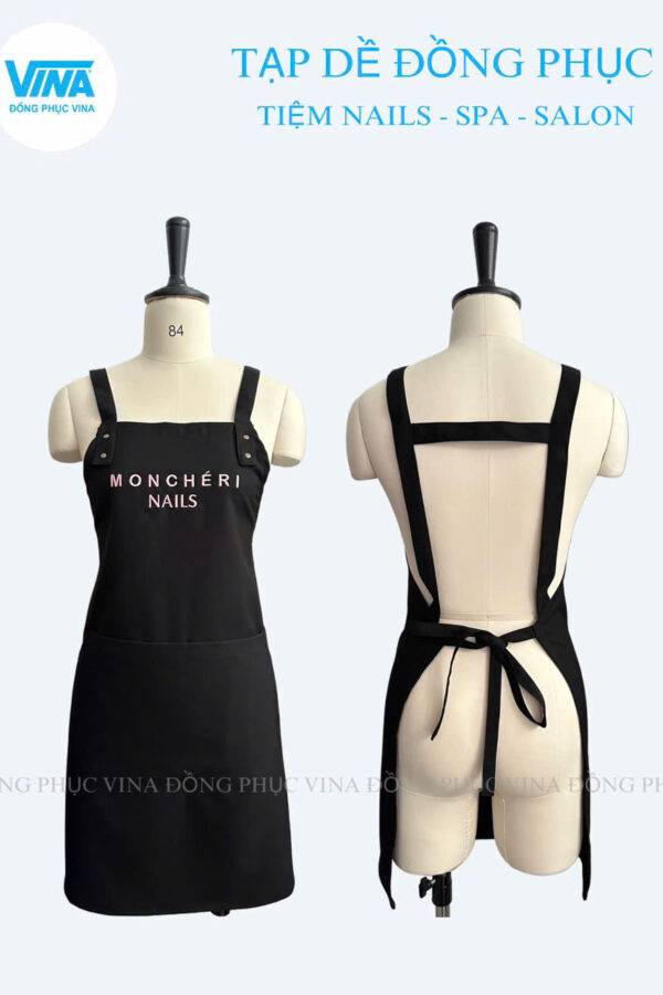 Tạp dề nail Moncheri