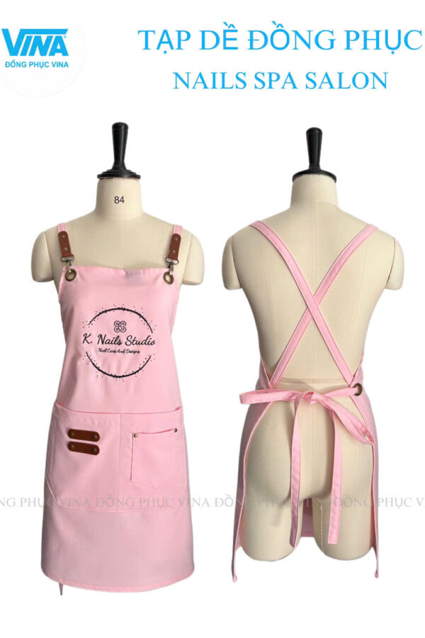 Tạp dề nails K studio