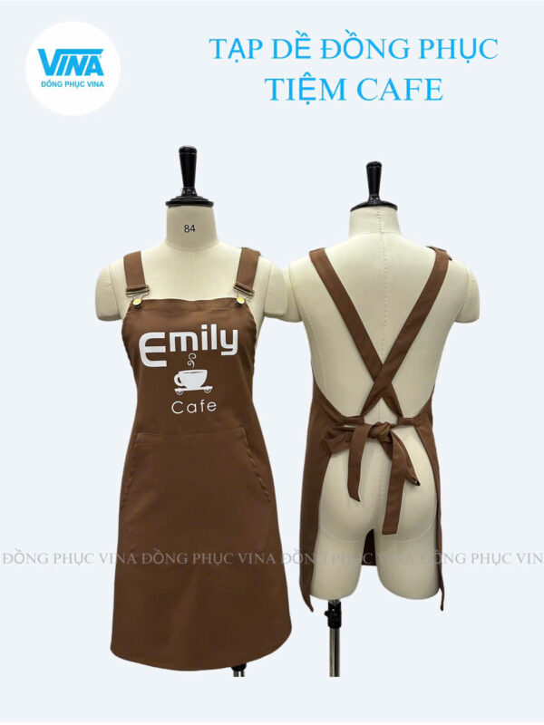 Tạp dề quán cà phê Emily