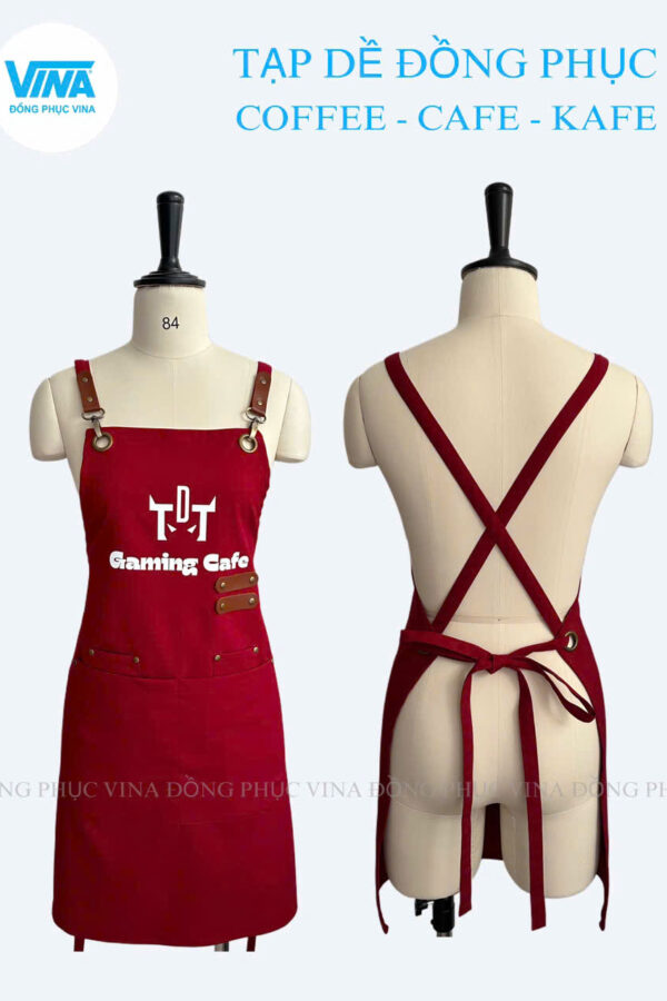 Tạp dề quán cà phê Gaming