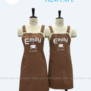 Tạp dề quán cafe Emily