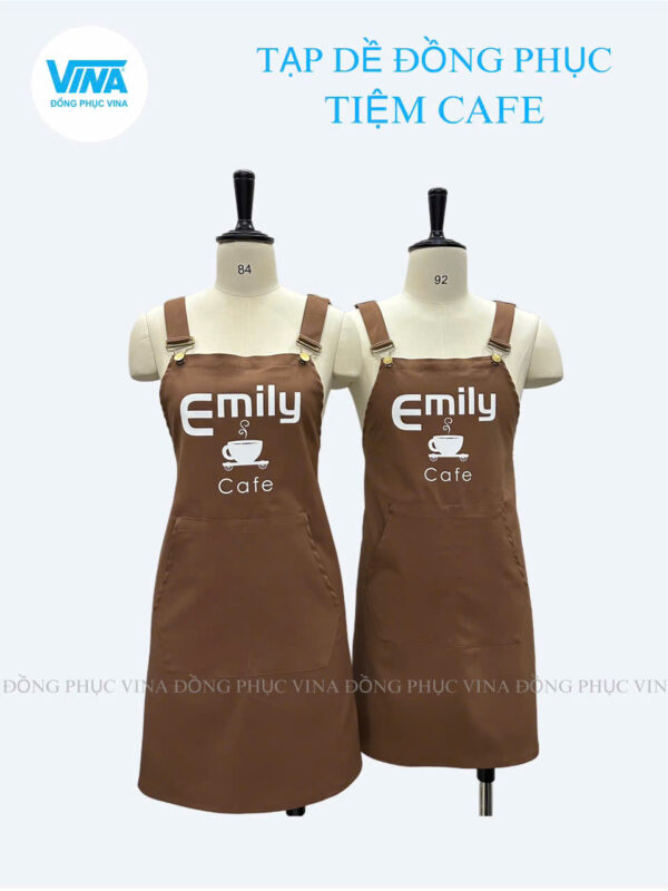 Tạp dề quán cafe Emily