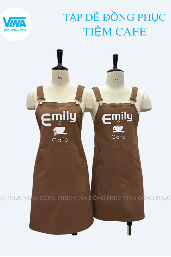Tạp dề quán cafe Emily