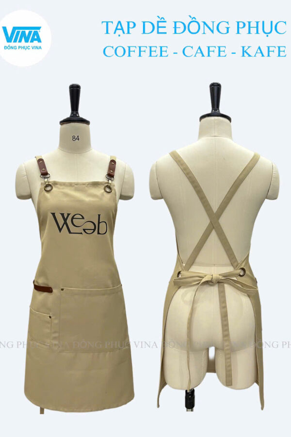 Tạp dề quán cafe Weeb
