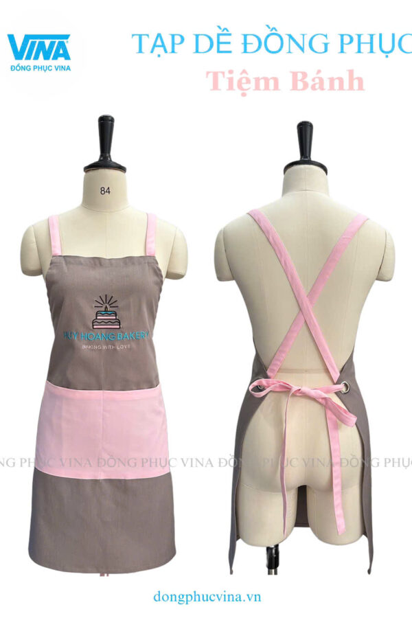 Tạp dề tiệm bánh Huy Hoàng