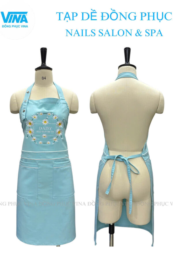 Tạp dề tiệm Daisy nails salon & spa