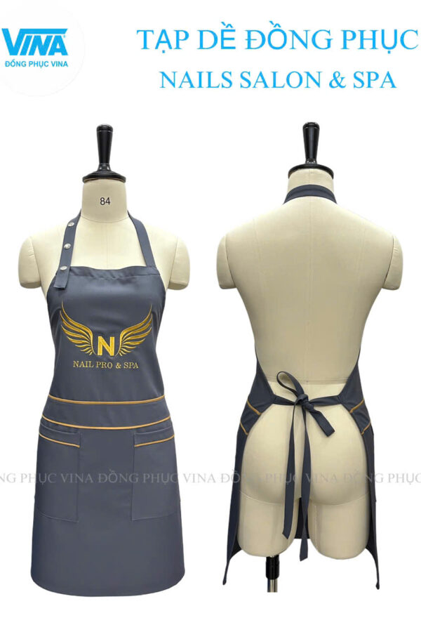 Tạp dề tiệm nail pro and spa