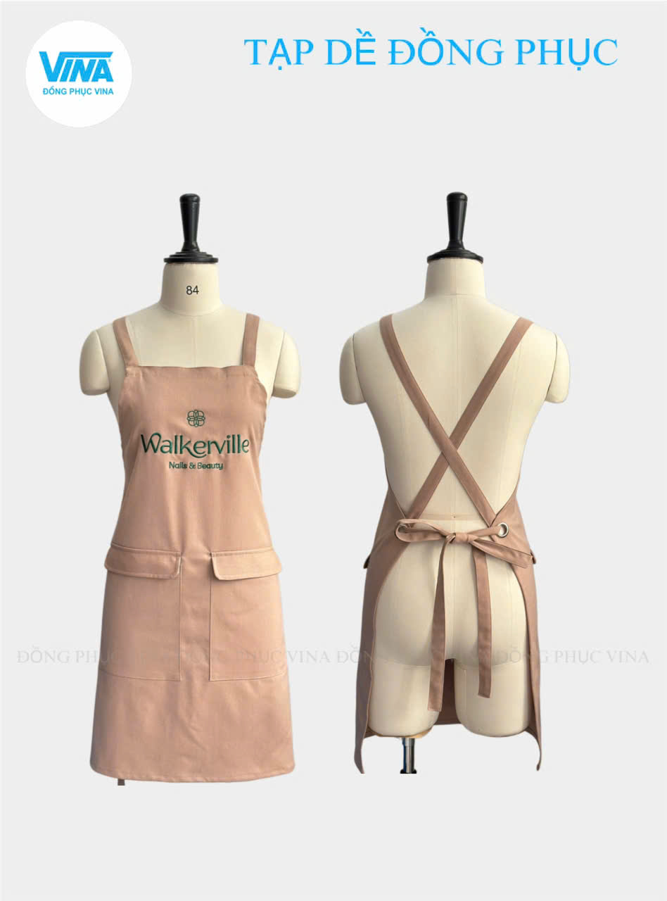 Tạp dề chữ X: Phong cách thanh lịch, dễ phối đồ