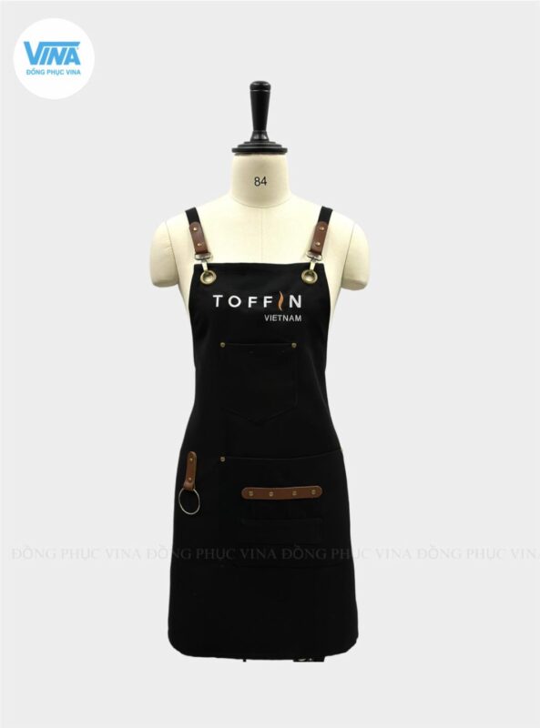 Tạp dề quán cafe màu đen