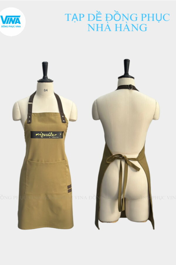 in tạp dề nhà hàng theo yêu cầu