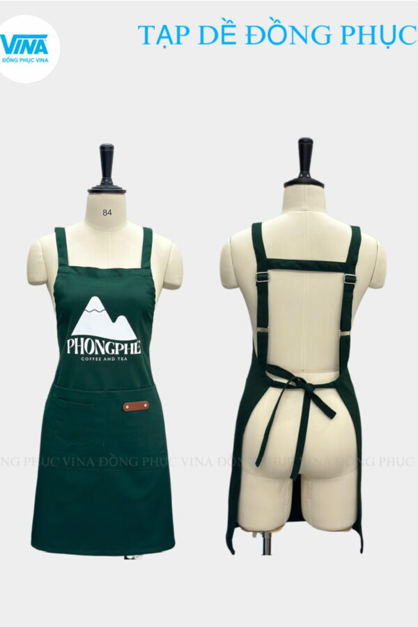 In tạp dề quán cà phê theo yêu cầu