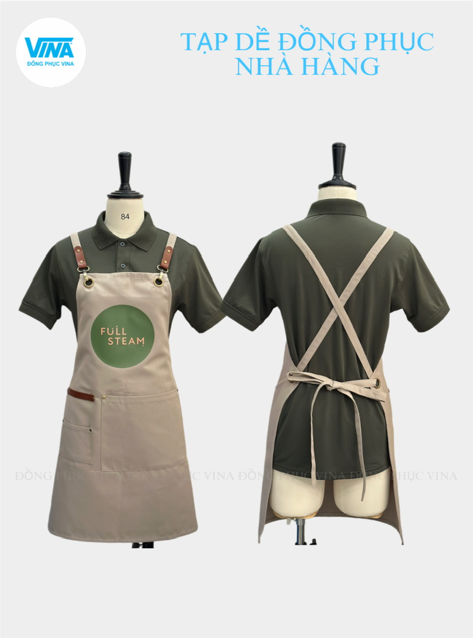 In tạp dề theo yêu cầu số lượng ít