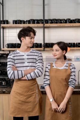 May tạp dề đồng phục theo yêu cầu