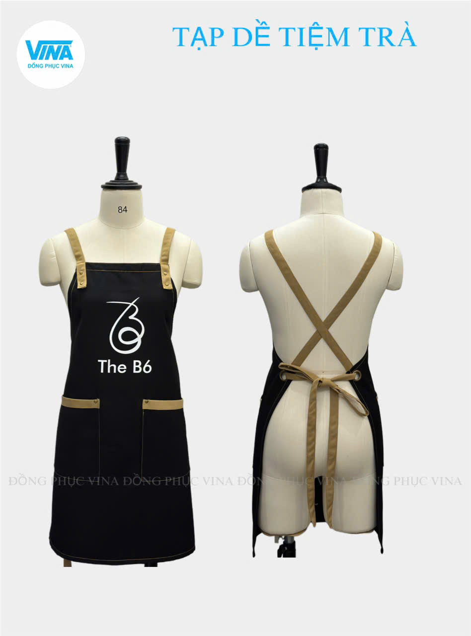 Tạp dề cà phê đen truyền thống