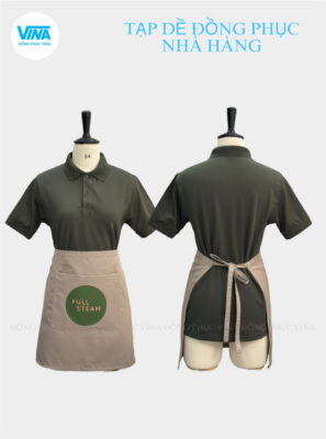 Tạp dề ngang hông in logo