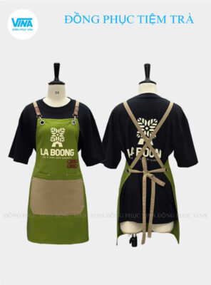 Tạp Dề Phối Da (Leather Combination Apron)