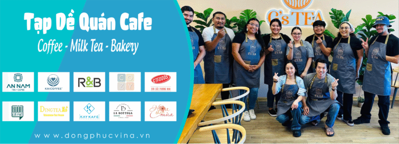đơn vị may tạp dề quán cafe uy tín tại TPHCM