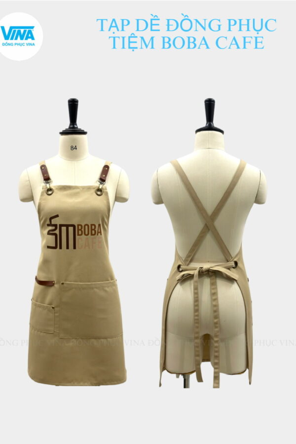 Tạp dề Boba cafe