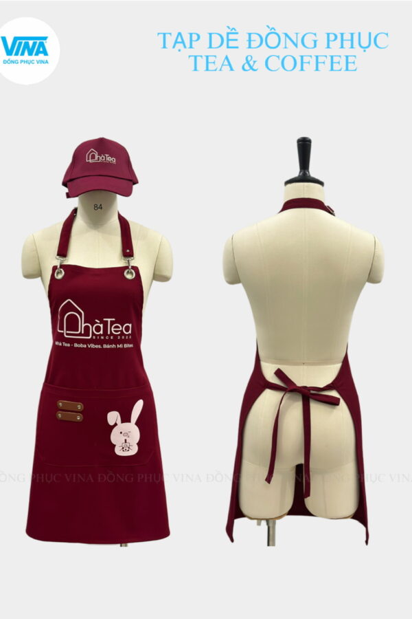 Tạp dề cafe nhà tea