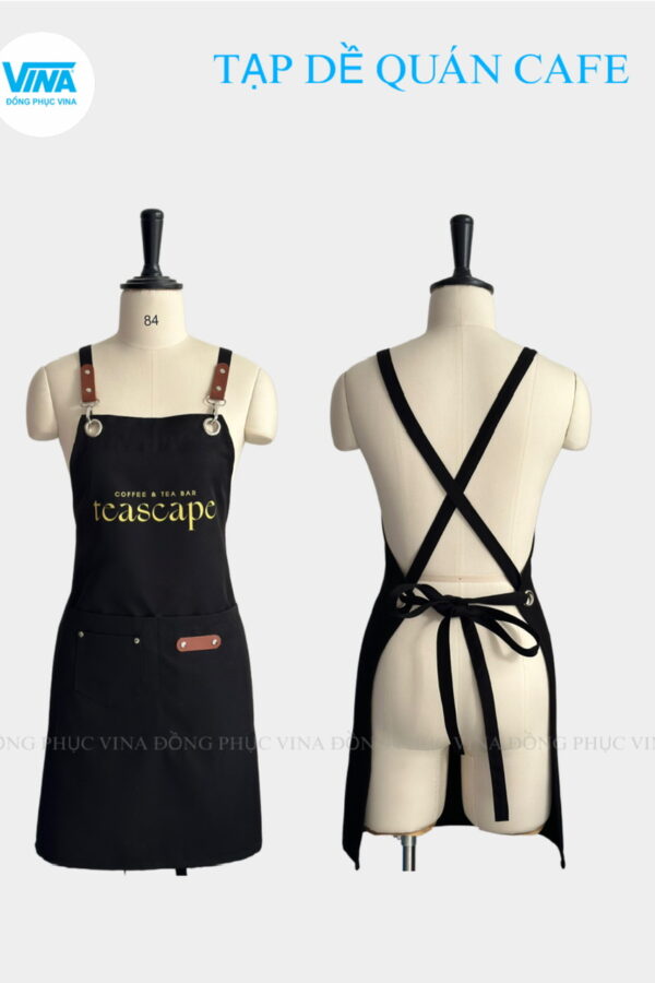 Tạp dề cafe Teacape