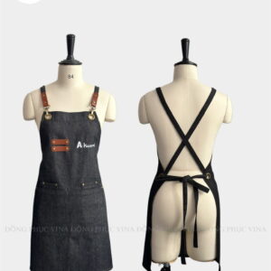 Tạp dề cafe vải Jean AKOFFI