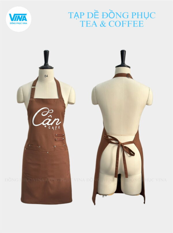 Tạp dề CẬN cà phê